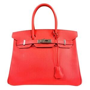 Hermes Birkin 30 Handbag, Veau Epsom Leather, Pink, Women's HERMES